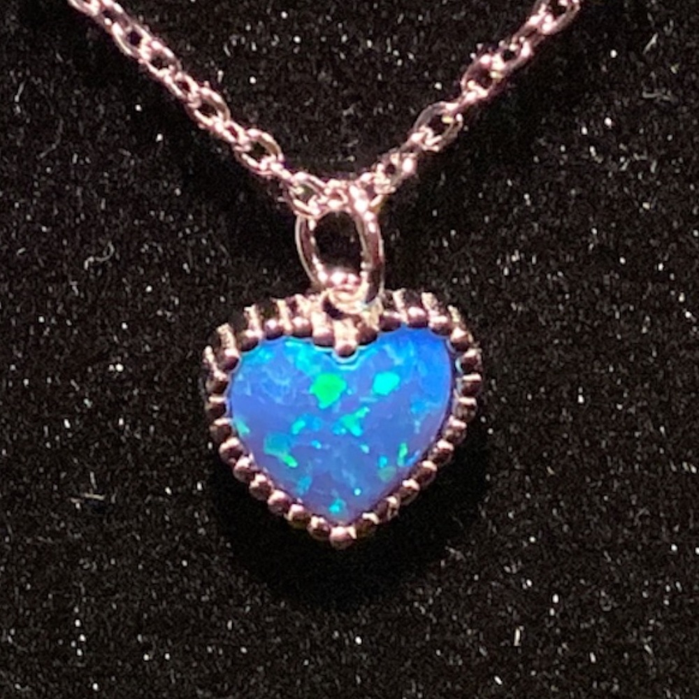 925 silver heart necklace